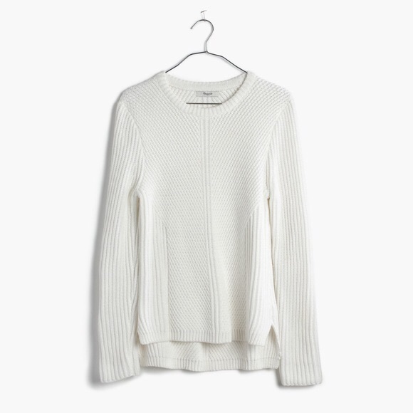 Madewell Sweaters - Madewell White Knit Sweater